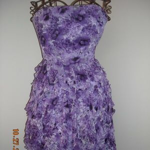 Lavender Ruffled Layers Dress